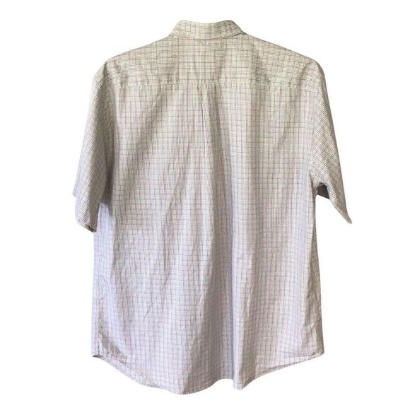 Peter Millar Short Sleeve Button Up Plaid Shirt Men’s XXL 100% Cotton - Picture 3 of 7